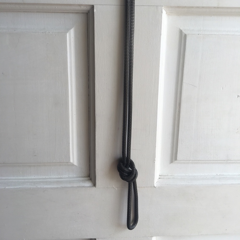 Long knot necklace 18 inch long